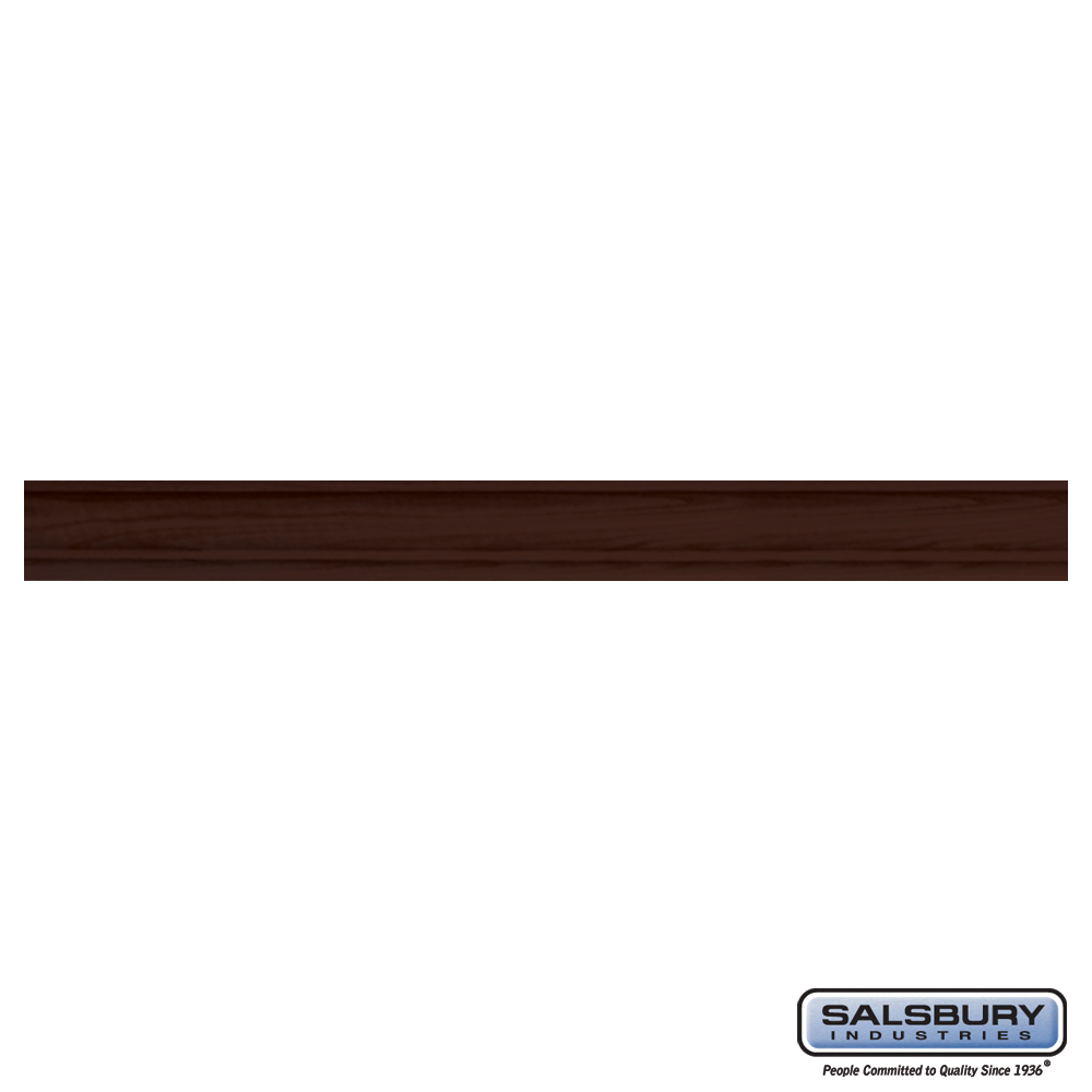 Crown Molding - for Solid Oak Executive Wood Lockers - Six (6) Foot Length with Straight Edges