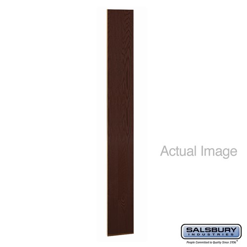 Front Filler - Vertical - 9 Inches Wide for Solid Oak Executive Wood Locker