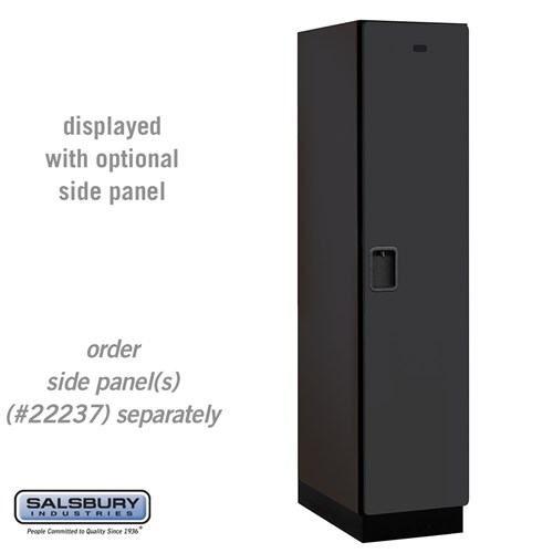 18" Wide Single Tier Designer Wood Locker - 1 Wide - 6 Feet High - 24 Inches Deep