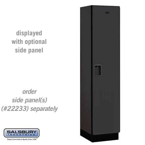 18" Wide Single Tier Designer Wood Locker - 1 Wide - 6 Feet High - 18 Inches Deep
