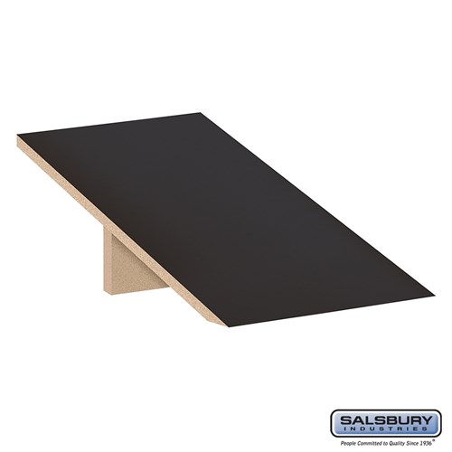 Sloping Hood - for 21 Inch Deep Extra Wide Designer Wood Locker - 1 Wide