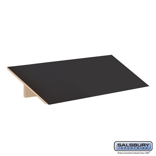 Sloping Hood - for 18 Inches Wide - 21 Inch Deep Designer Wood Locker - 3 Wide