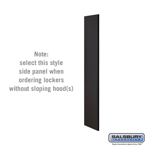 Side Panel - for 5 Feet High - 18 Inch Deep Designer Wood Locker - without Sloping Hood