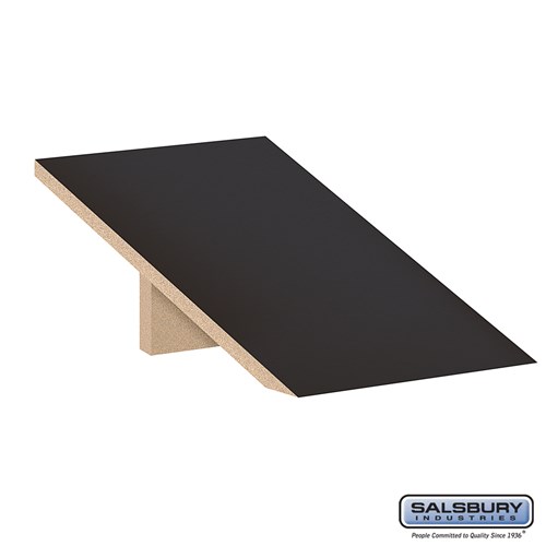 Sloping Hood - for 18 Inch Deep Designer Wood Locker - 3 Wide