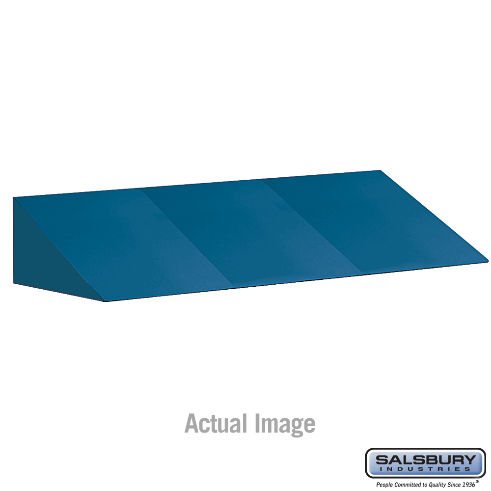 Sloping Hood - for up to (3) 15 Inch Wide and 15 Inch Deep Metal Lockers