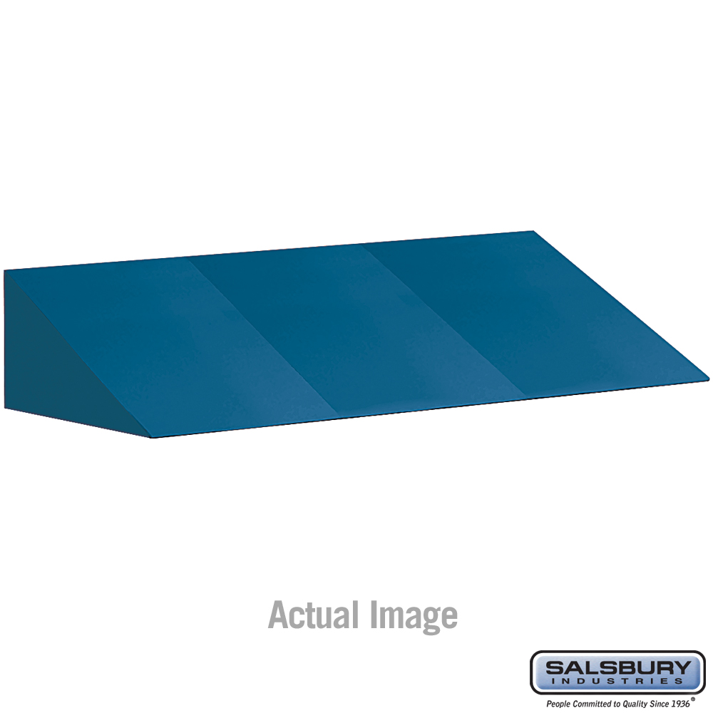 Sloping Hood - for up to (3) 15 Inch Wide and 18 Inch Deep Metal Lockers