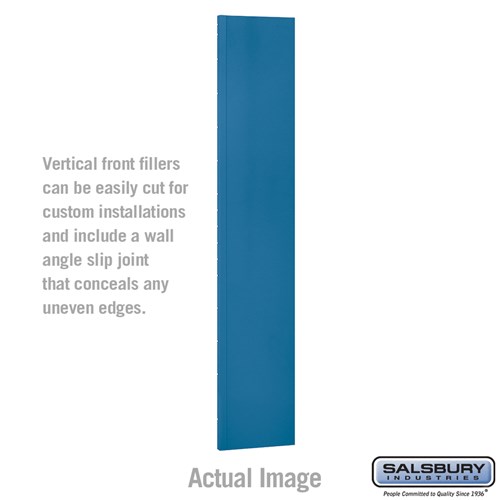 Front Filler - Vertical - 15 Inch Wide - for 6 Feet High Metal Locker